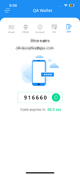 ID Wallet - OTP Credential